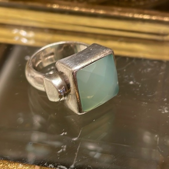 Sundance Catalog Sterling Silver Chalcedony Ring - Picture 3 of 4